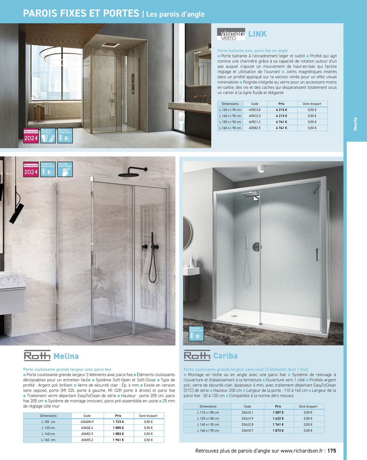 Catalogue Salle de bains et carrelage 2024, page 00177