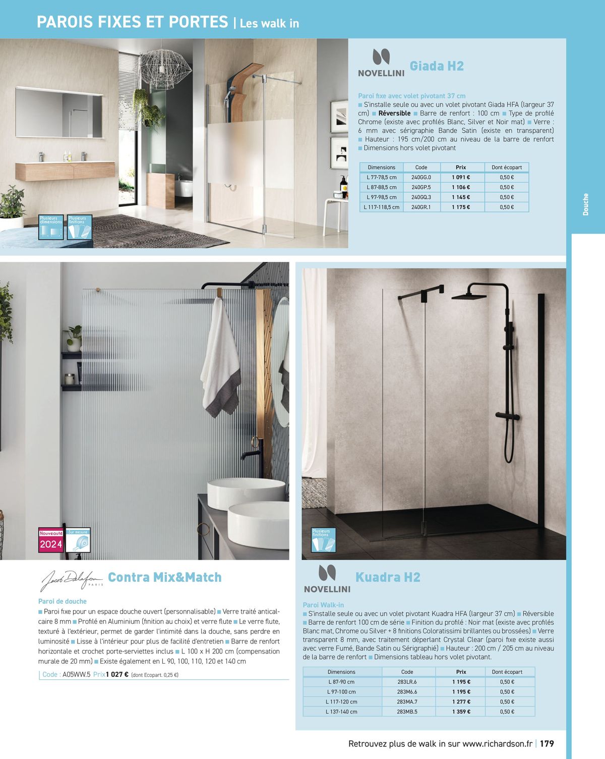 Catalogue Salle de bains et carrelage 2024, page 00181