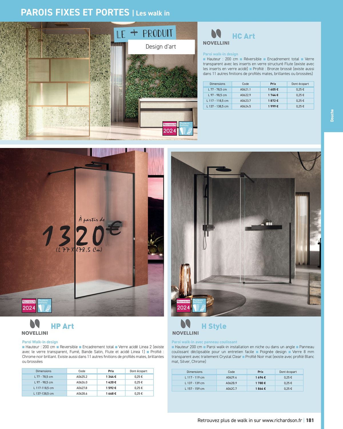 Catalogue Salle de bains et carrelage 2024, page 00183