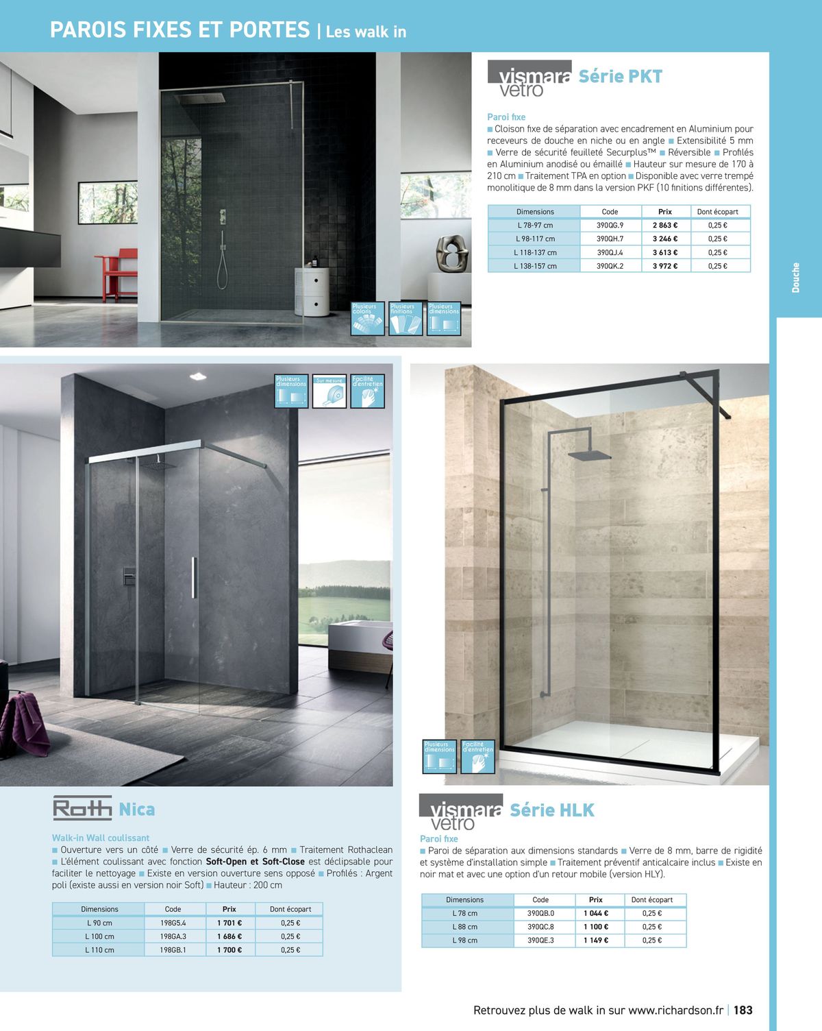 Catalogue Salle de bains et carrelage 2024, page 00185
