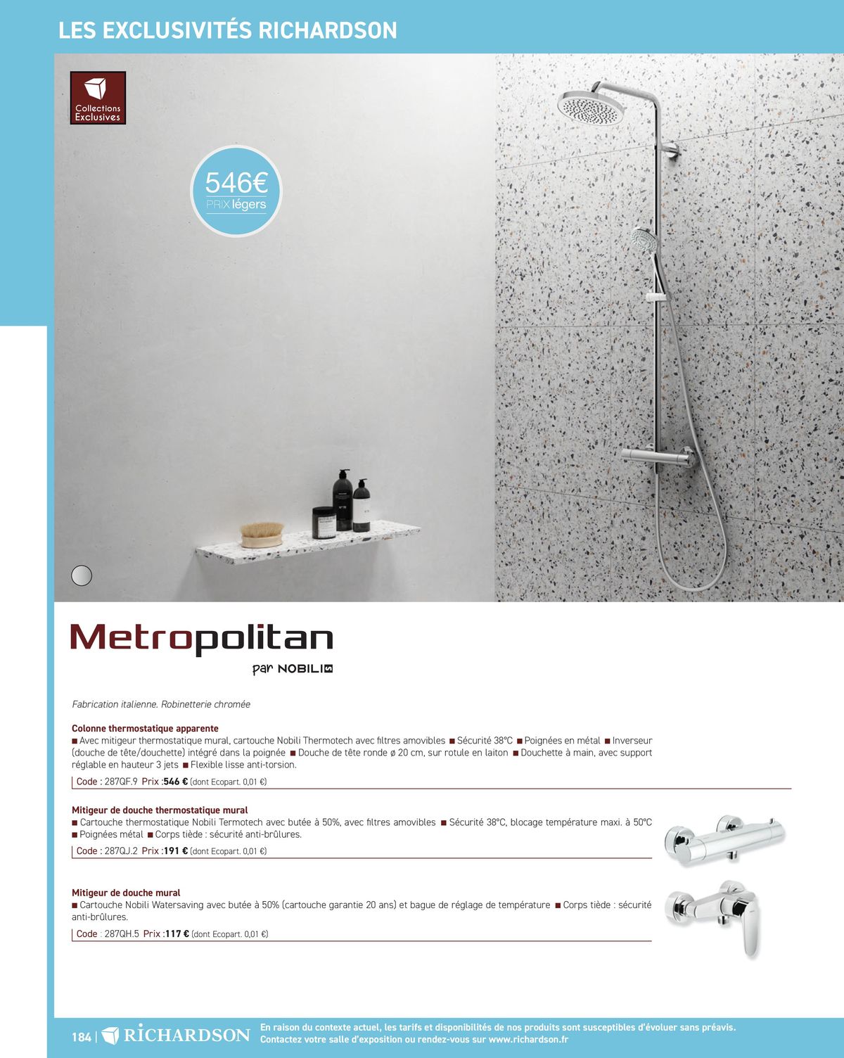 Catalogue Salle de bains et carrelage 2024, page 00186