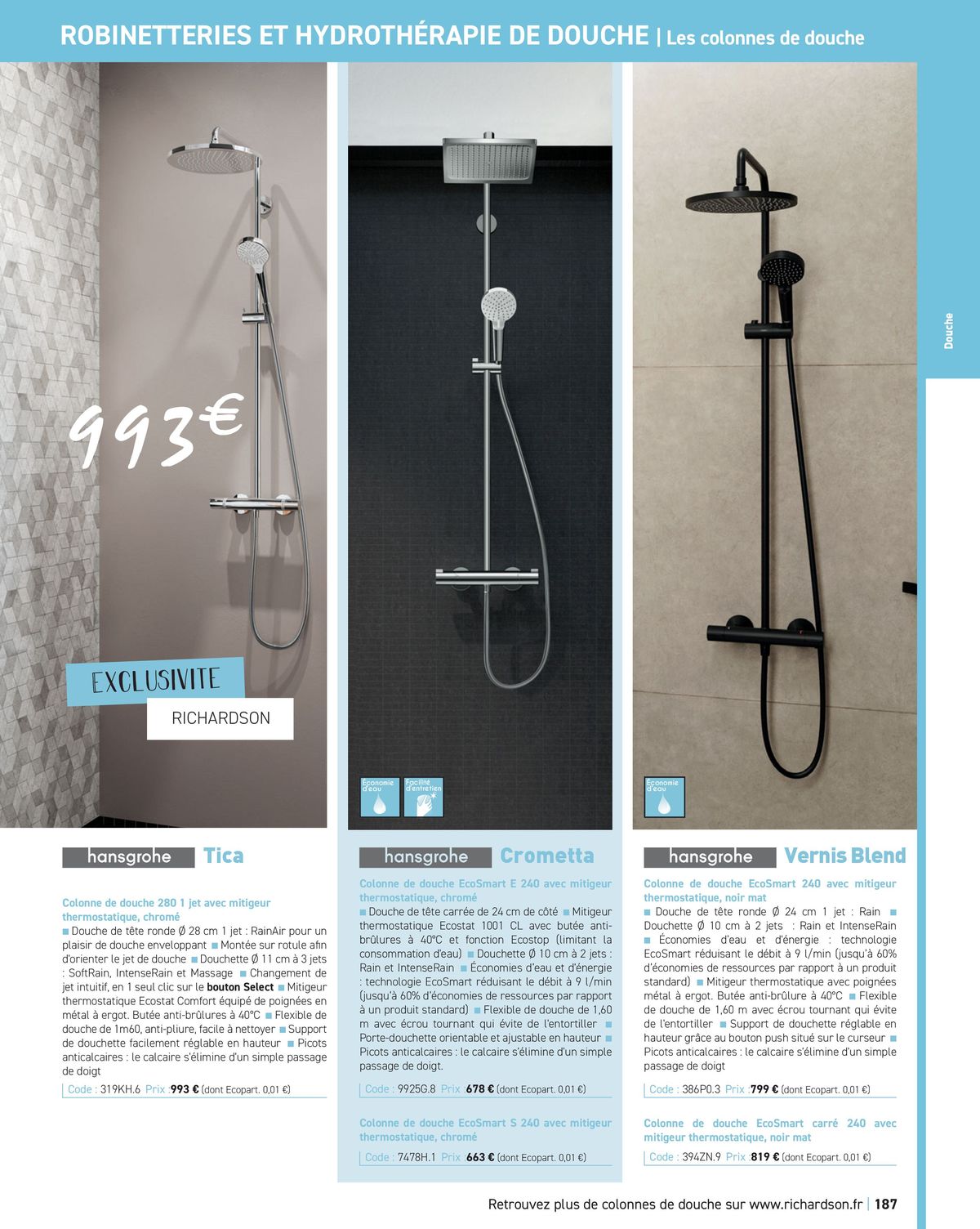 Catalogue Salle de bains et carrelage 2024, page 00189