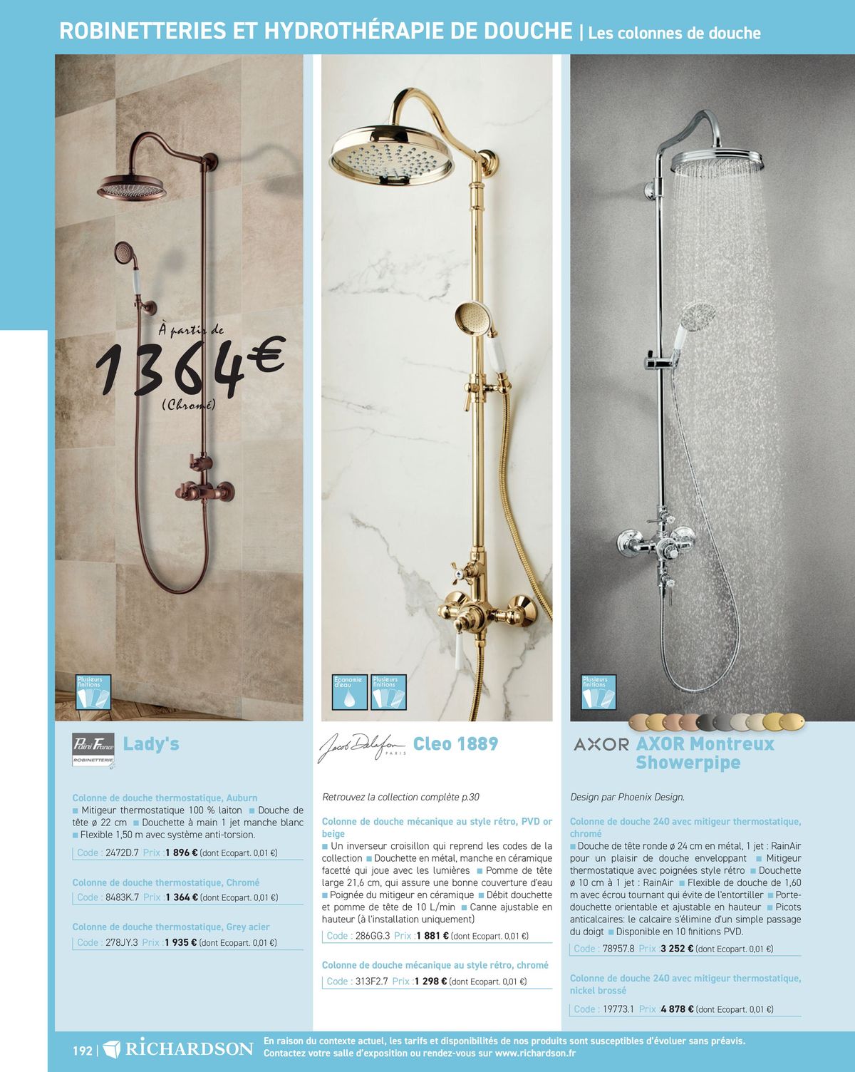 Catalogue Salle de bains et carrelage 2024, page 00194