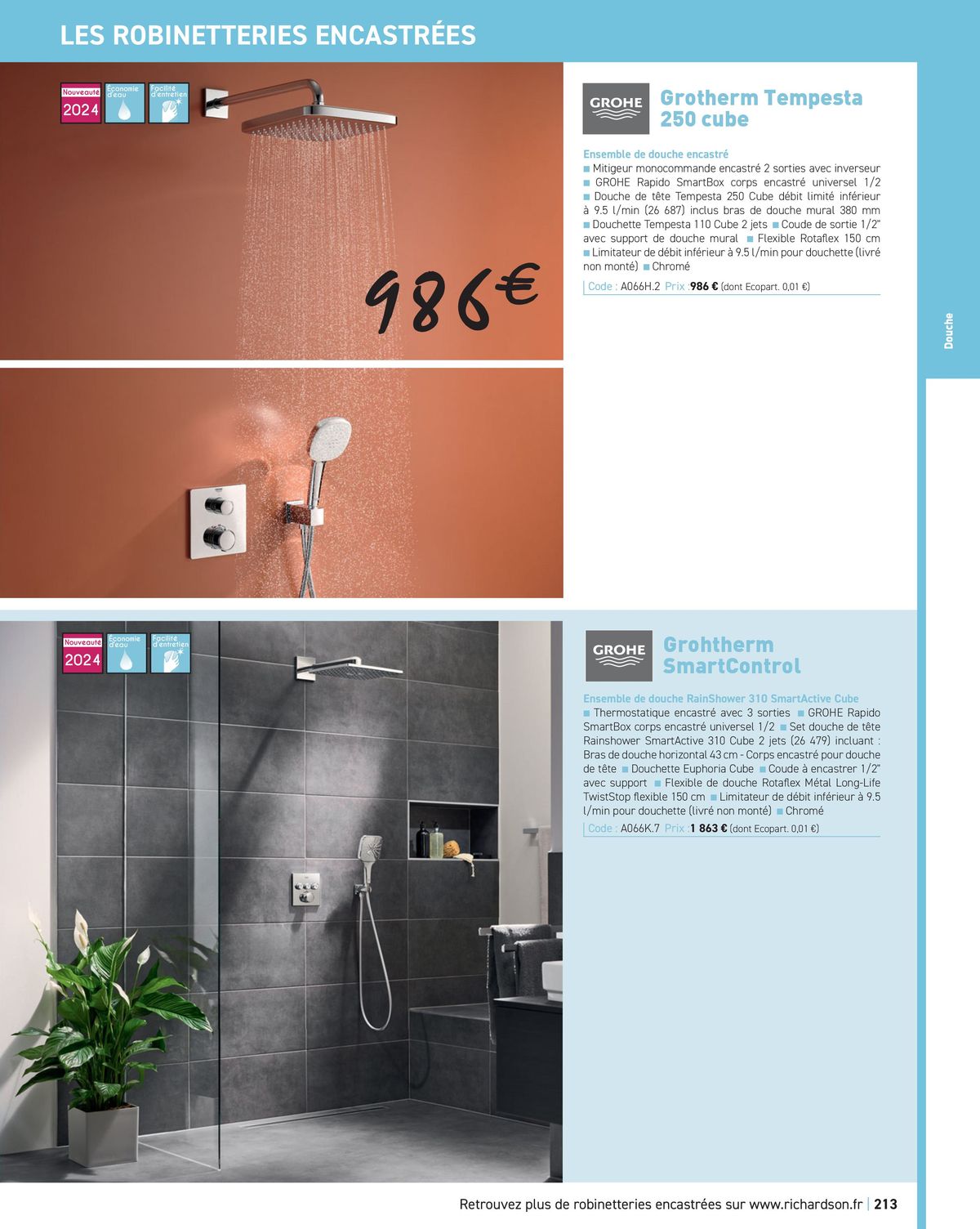 Catalogue Salle de bains et carrelage 2024, page 00215