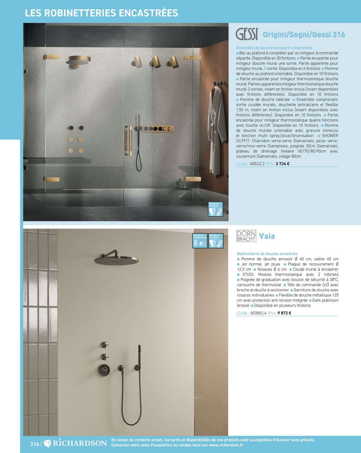 Catalogue Salle de bains et carrelage 2024, page 00218