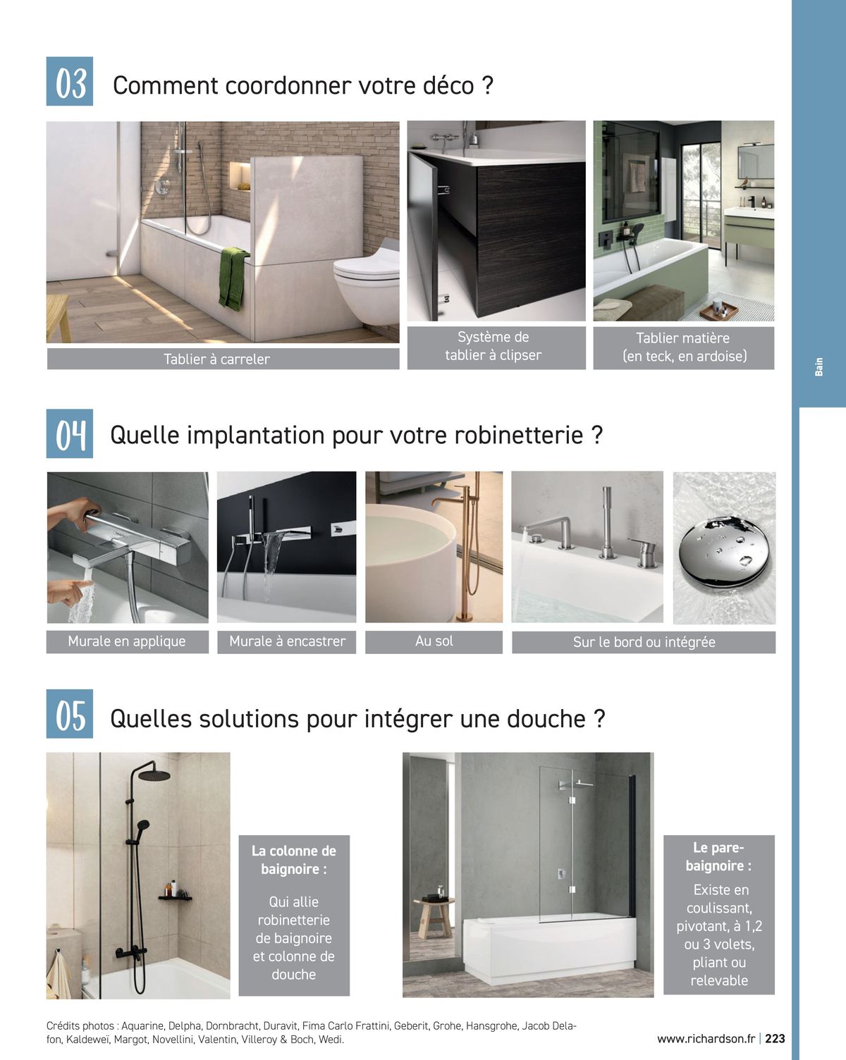 Catalogue Salle de bains et carrelage 2024, page 00225