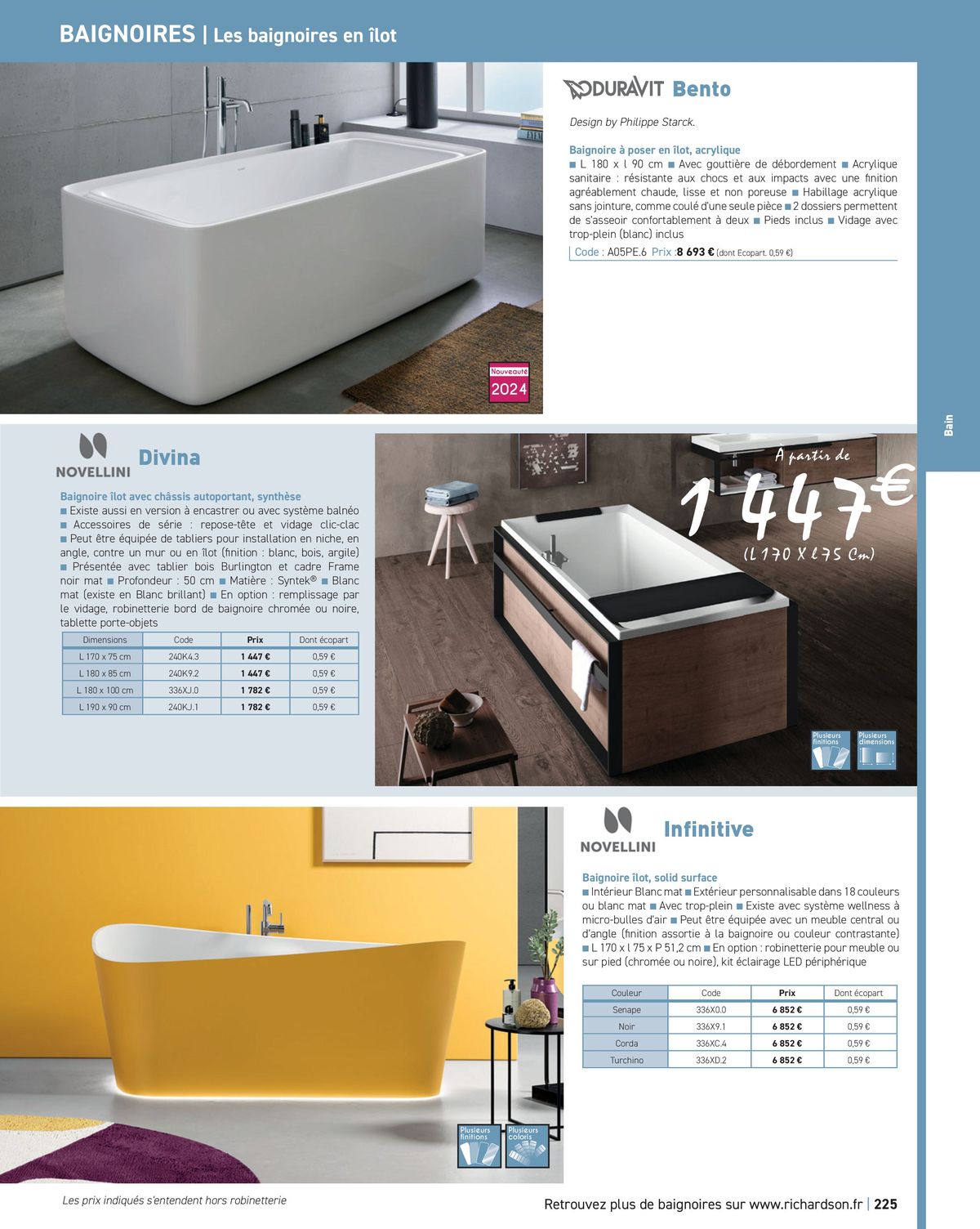 Catalogue Salle de bains et carrelage 2024, page 00227