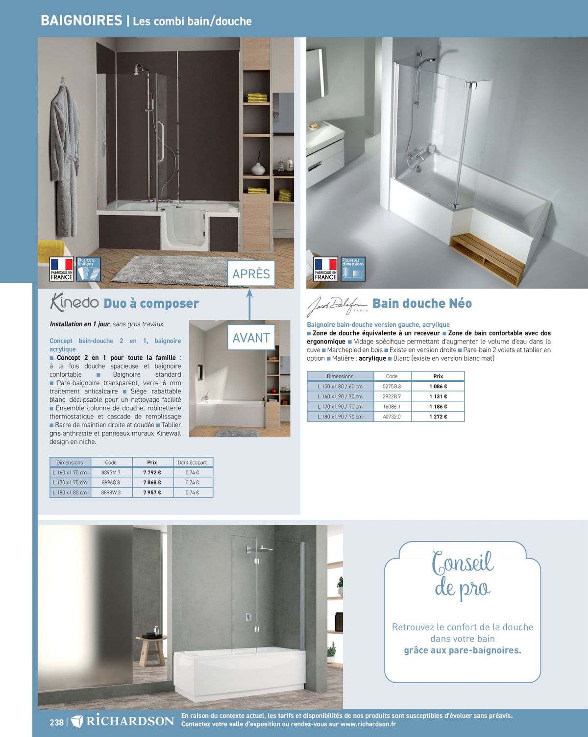 Catalogue Salle de bains et carrelage 2024, page 00240