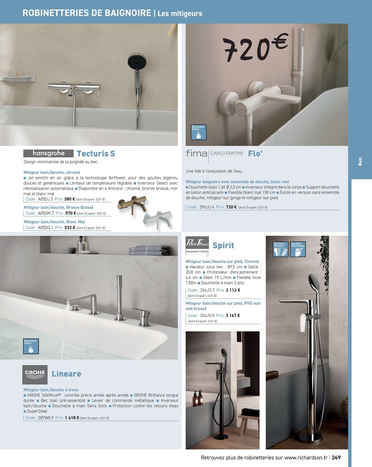 Catalogue Salle de bains et carrelage 2024, page 00251