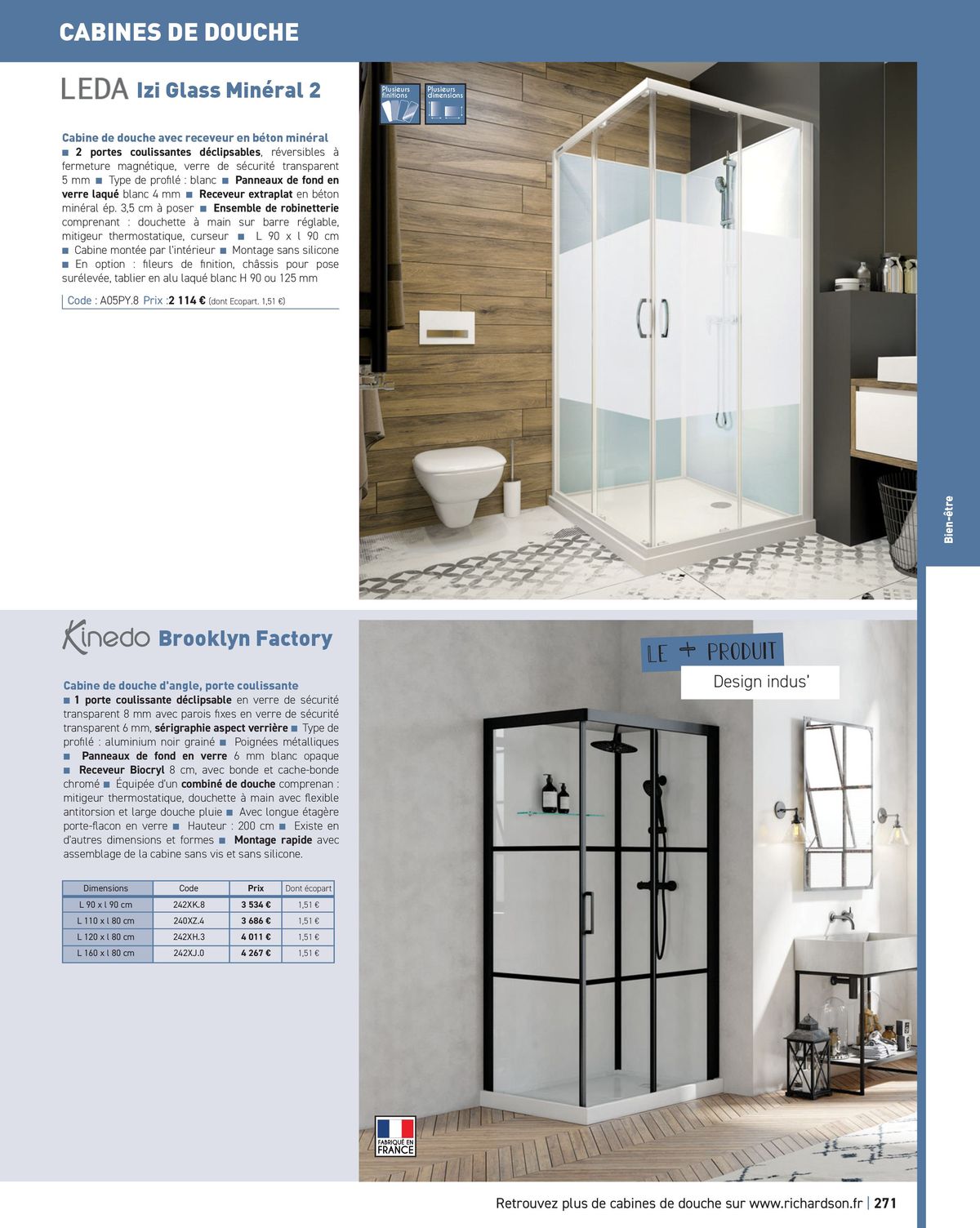 Catalogue Salle de bains et carrelage 2024, page 00273