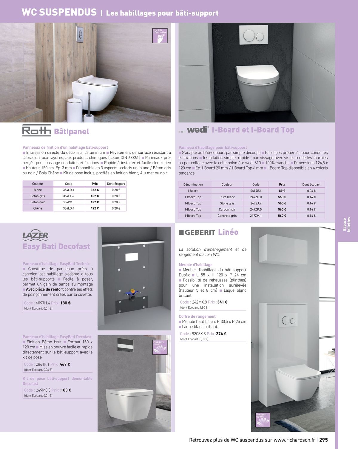 Catalogue Salle de bains et carrelage 2024, page 00297
