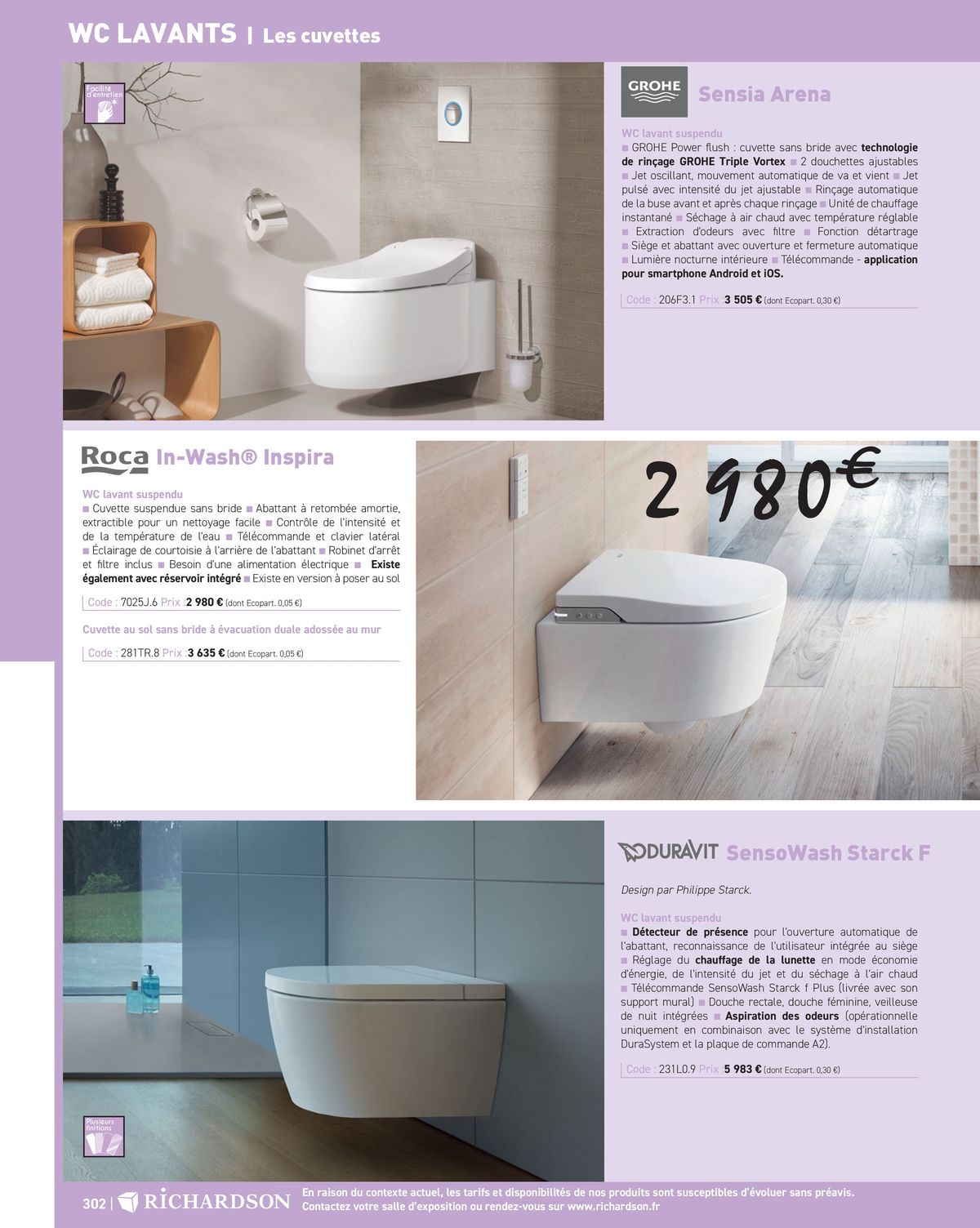 Catalogue Salle de bains et carrelage 2024, page 00304
