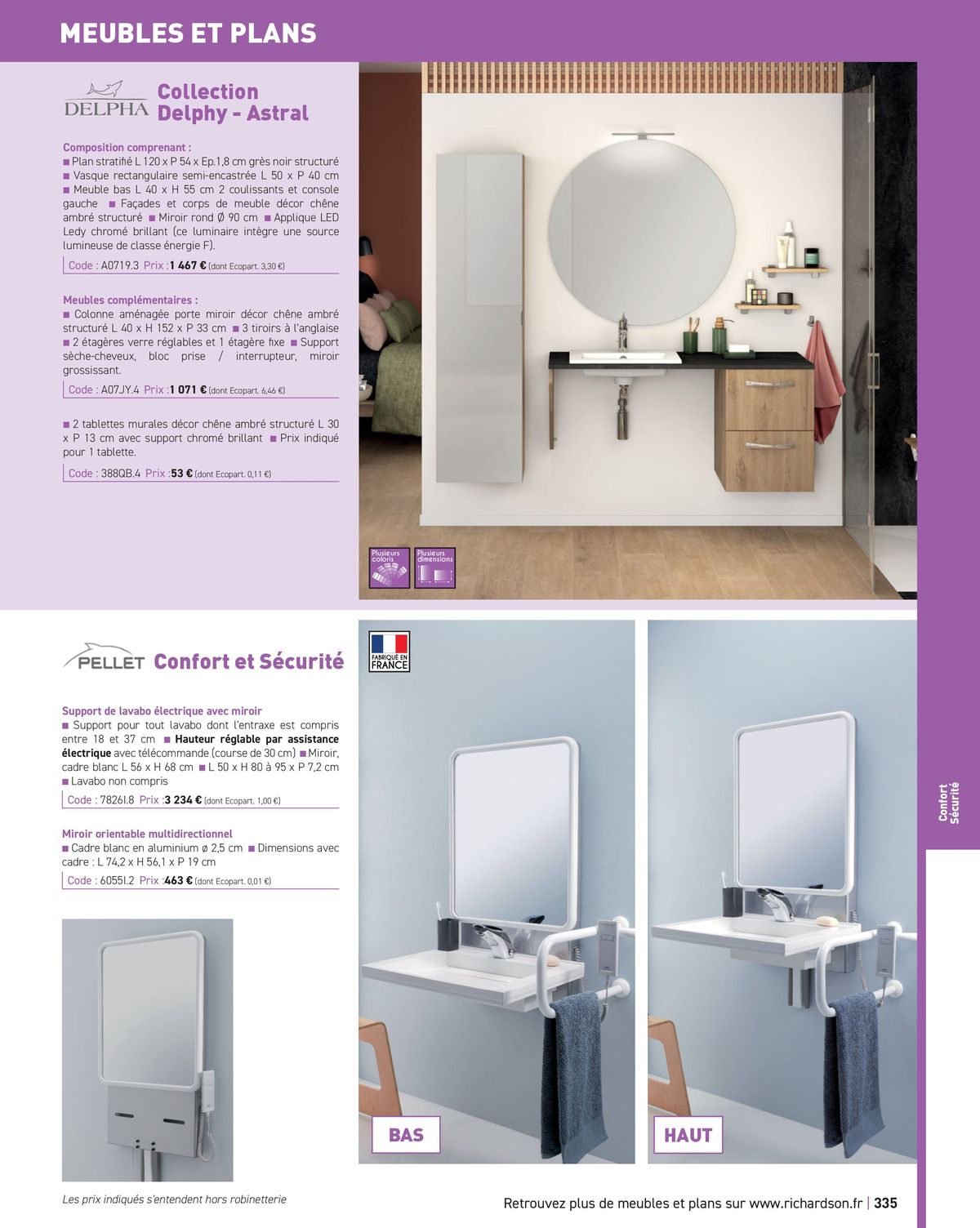 Catalogue Salle de bains et carrelage 2024, page 00337