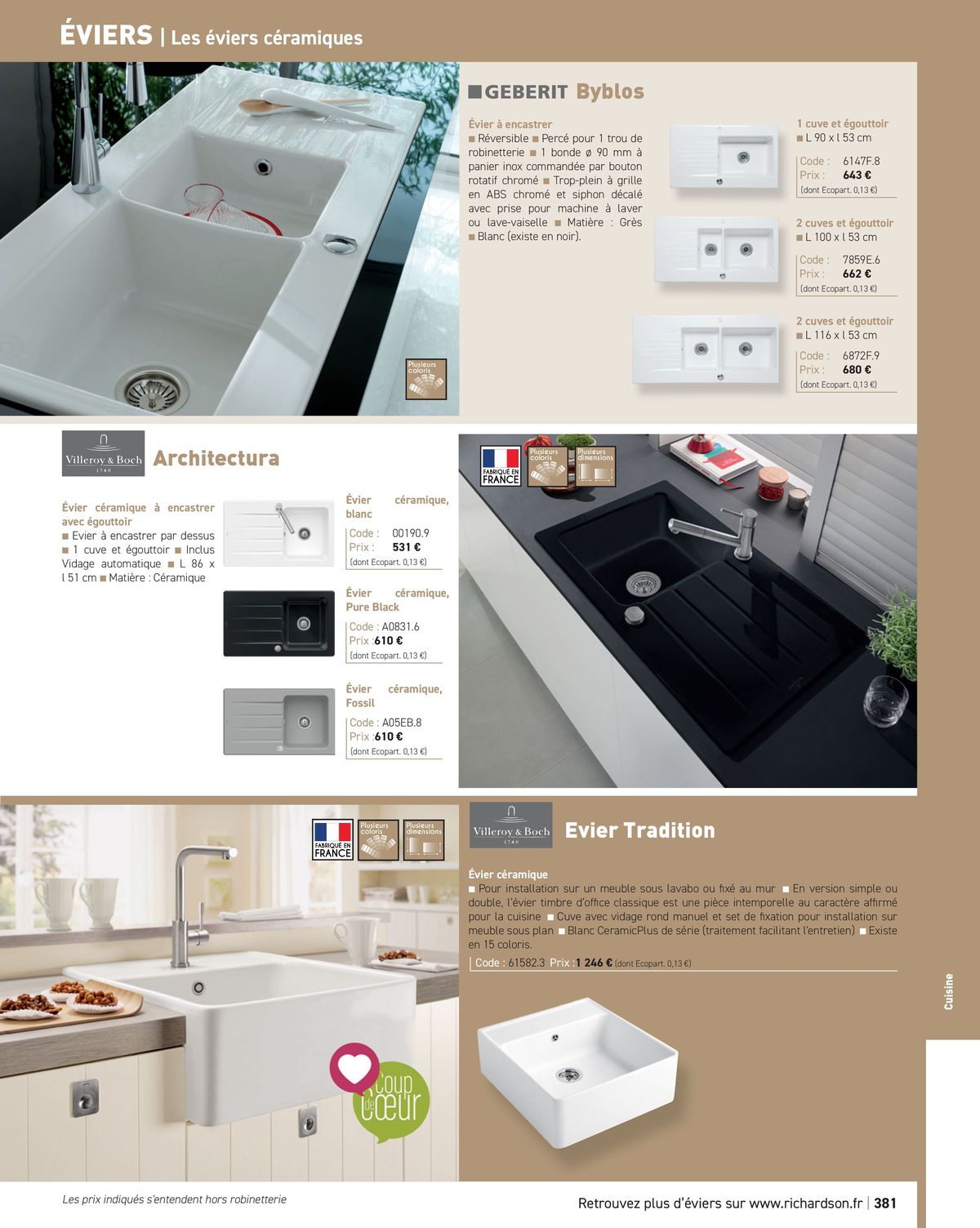 Catalogue Salle de bains et carrelage 2024, page 00383