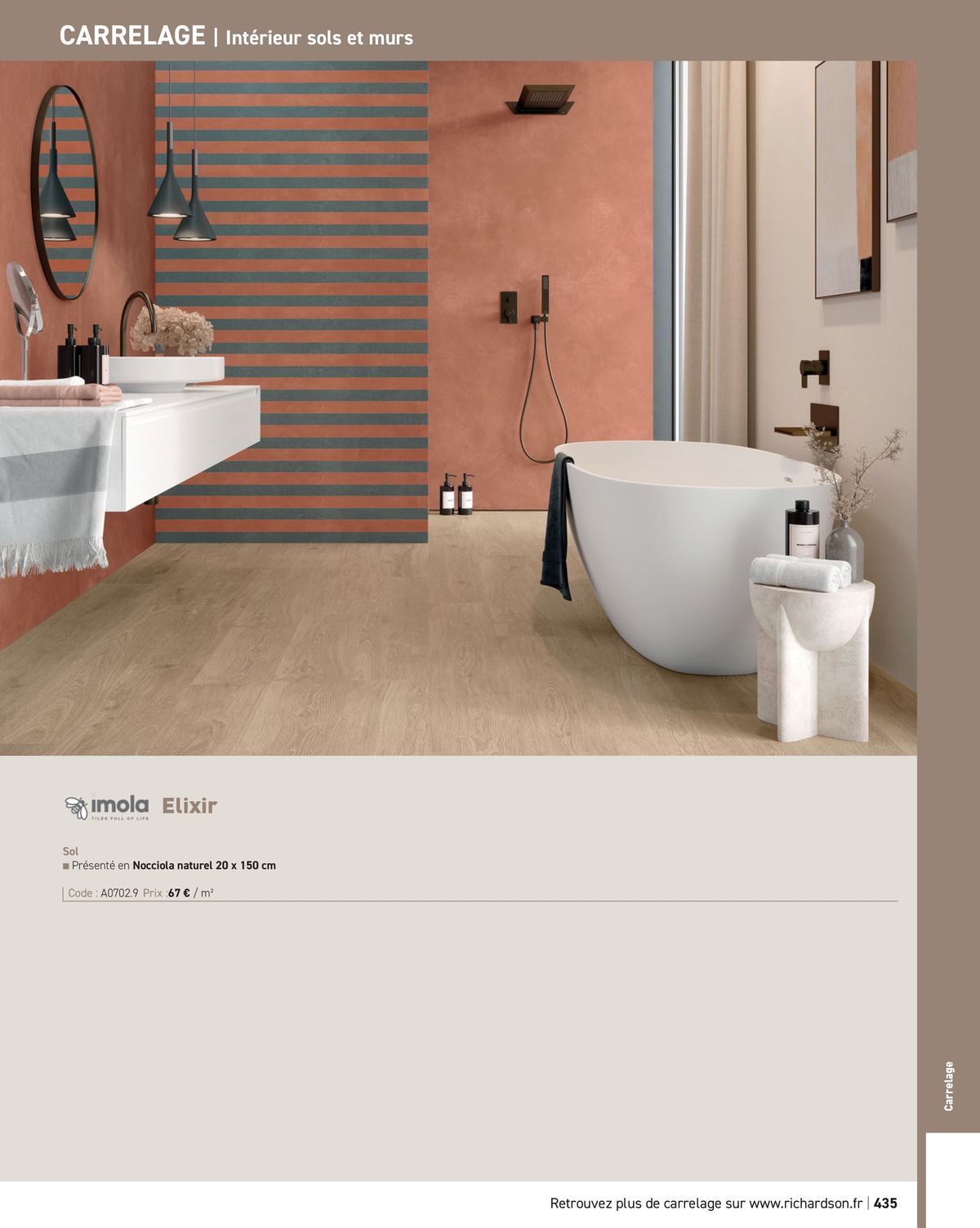 Catalogue Salle de bains et carrelage 2024, page 00437