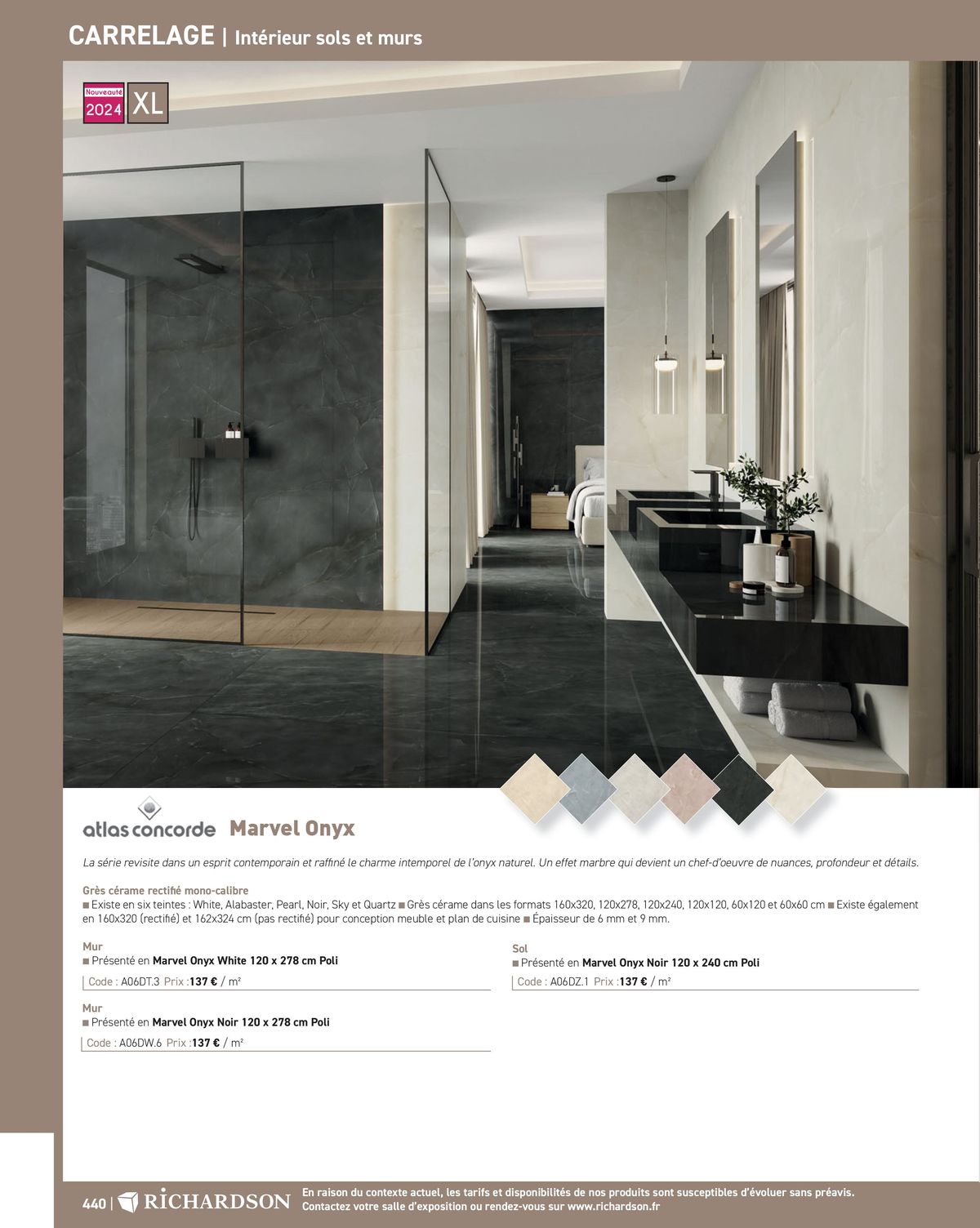 Catalogue Salle de bains et carrelage 2024, page 00442