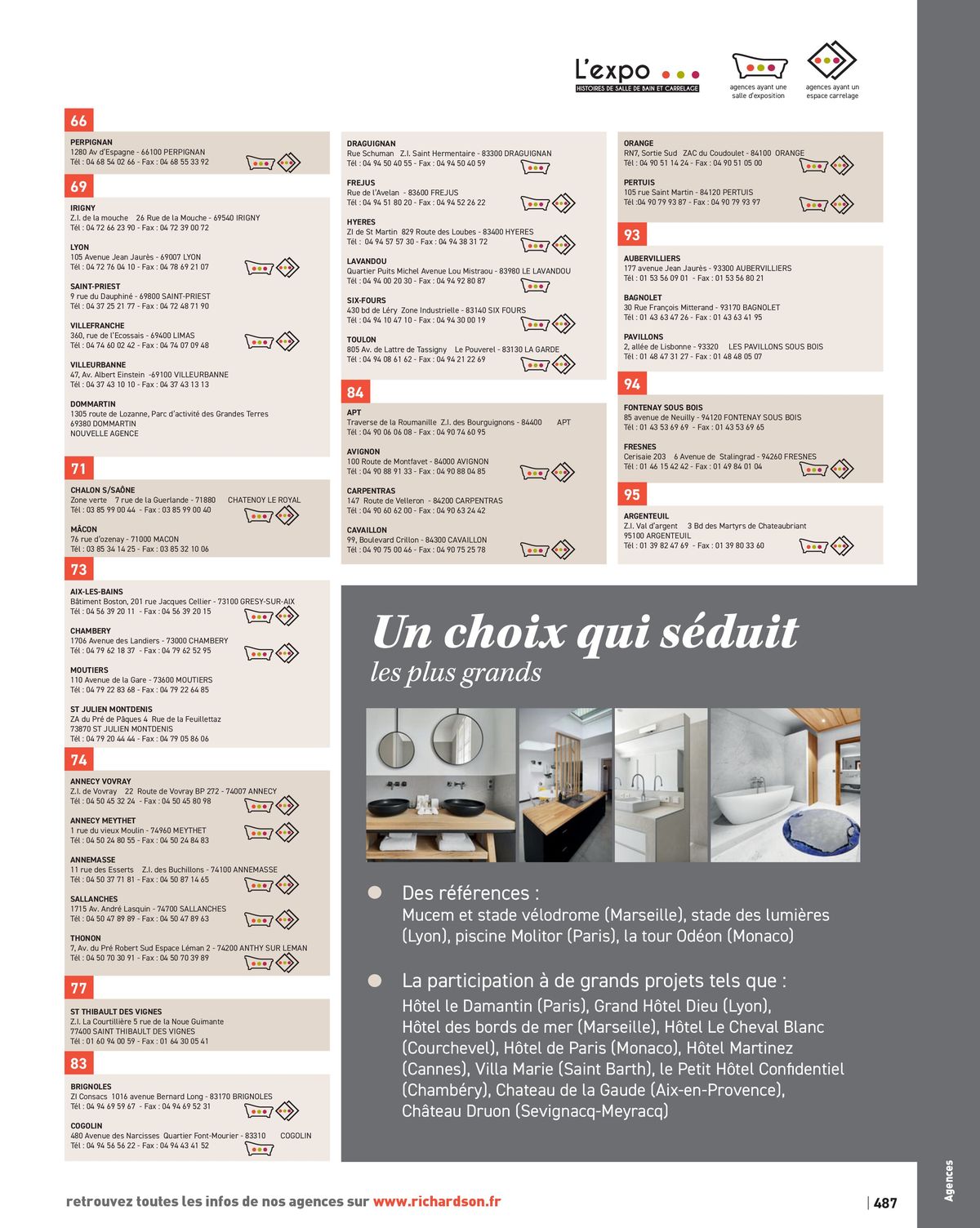 Catalogue Salle de bains et carrelage 2024, page 00489