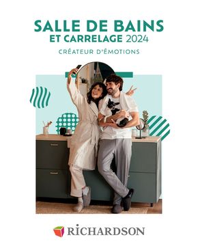 Promos de Meubles et Décoration à Briançon | Salle de bains et carrelage 2024 sur Richardson | 23/05/2024 - 31/12/2024