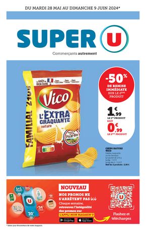 Promos de Supermarchés à Le Grand-Bornand | Commerçants autrement sur Super U | 28/05/2024 - 09/06/2024