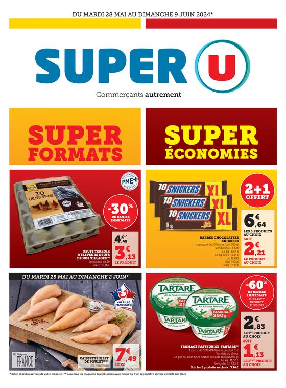 Catalogue Super U à Fontoy | Super U | 28/05/2024 - 09/06/2024