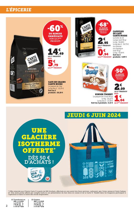 Catalogue Super U à Sarzeau | Commerçants autrement | 28/05/2024 - 09/06/2024
