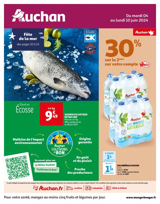 Catalogue Auchan Hypermarché à Martigues | Escales ibériques au menu | 04/06/2024 - 10/06/2024