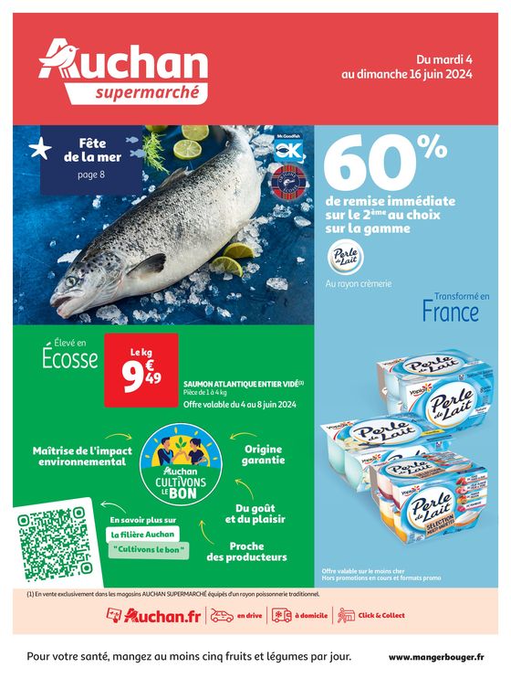 Catalogue Auchan Supermarché à La Seyne-sur-Mer | C'est la fête de la mer ! | 04/06/2024 - 16/06/2024