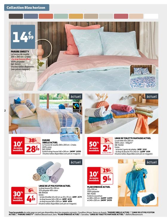 Catalogue Auchan Hypermarché à Angers | Quand le blanc réveille l'été | 04/06/2024 - 17/06/2024