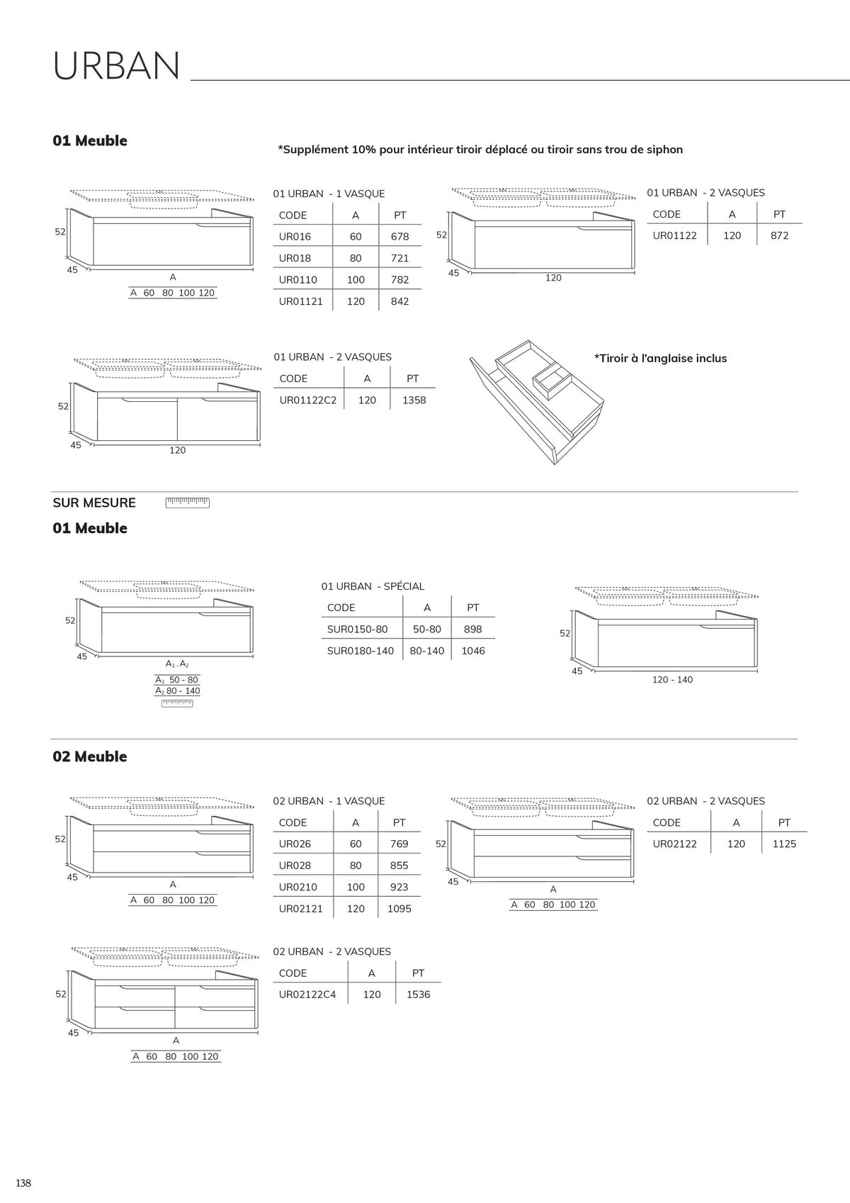 Catalogue Meubles Salle de bains, page 00140