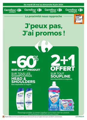 Catalogue Carrefour Express à Paris | J'peux pas, j'ai promos du 28 mai au 9 juin ! | 28/05/2024 - 09/06/2024