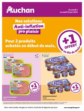 Catalogue Auchan Hypermarché à Saint-Hostien | Découvrez les produits offerts en fin de mois | 04/06/2024 - 10/06/2024