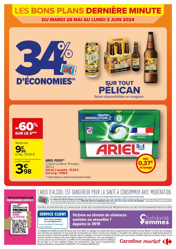 Catalogue Carrefour Market à Lizy sur Ourcq | LES BONS PLANS DERNIERE MINUTE - RENFORT S22 | 28/05/2024 - 03/06/2024