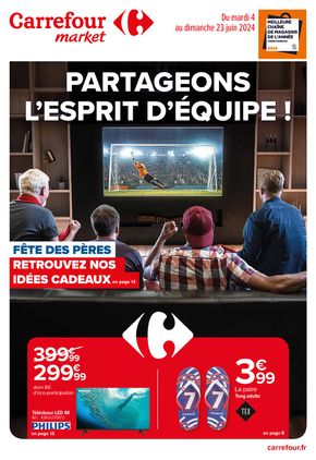 Catalogue Carrefour Market à Pasly | PARTAGEONS L'ESPRIT D'ÉQUIPE ! | 04/06/2024 - 23/06/2024