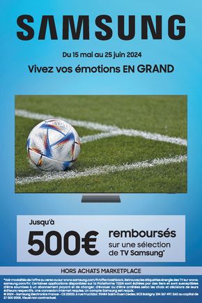Promos de Multimédia et Electroménager à Saint-Raphaël (Var) | Jusqu'à 500€ remboursés sur Copra | 27/05/2024 - 25/06/2024