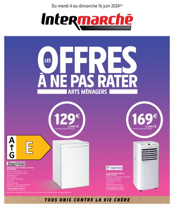 Catalogue Intermarché à Douvaine | Les offres a ne pas rater  | 04/06/2024 - 16/06/2024