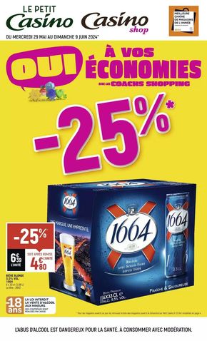 Promos de Supermarchés à Audierne | A vos économies sur Petit Casino | 28/05/2024 - 09/06/2024