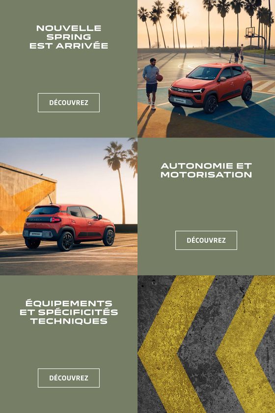 Catalogue Dacia à Clermont-Ferrand | NOUVELLE DACIA SPRING 100% ÉLECTRIQUE | 28/05/2024 - 31/10/2024