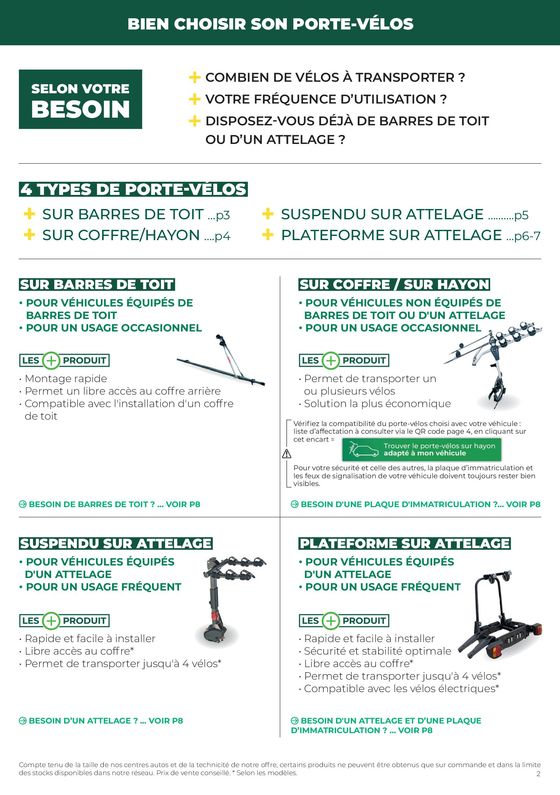Catalogue Feu Vert à Pessac | LE GUIDE PORTE-VÉLOS | 28/05/2024 - 30/06/2024