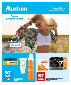 Promos de Supermarchés à Calonne-Ricouart | Prenez soin de vous ! sur Auchan Hypermarché | 28/05/2024 - 17/06/2024