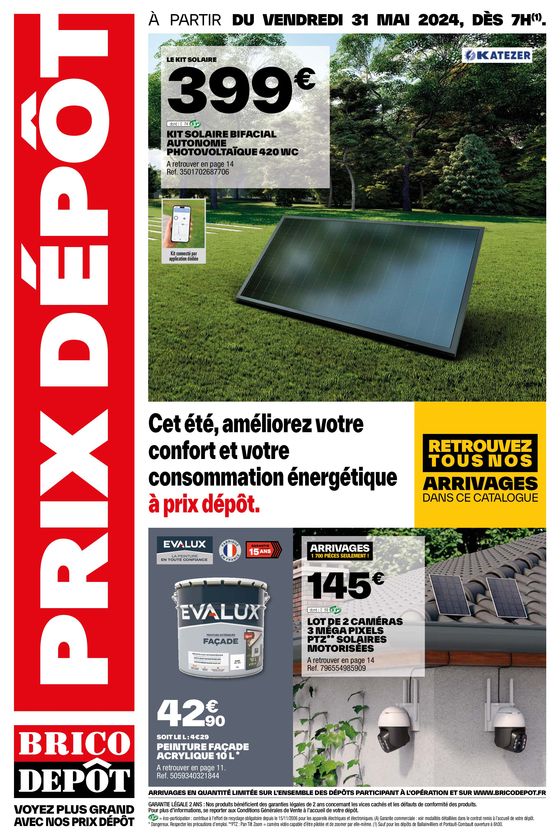 Catalogue Brico Dépôt à Arçonnay | PRIX DÉPÔT | 31/05/2024 - 13/06/2024
