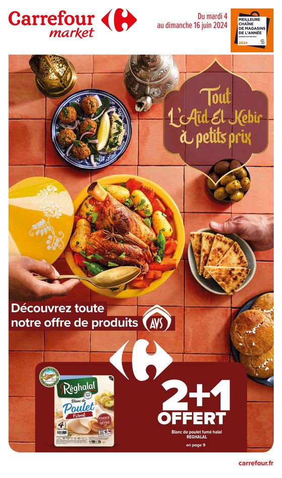 Catalogue Carrefour Market à Saint-Pourçain-sur-Sioule | Aîd El Kebir  | 04/06/2024 - 16/06/2024