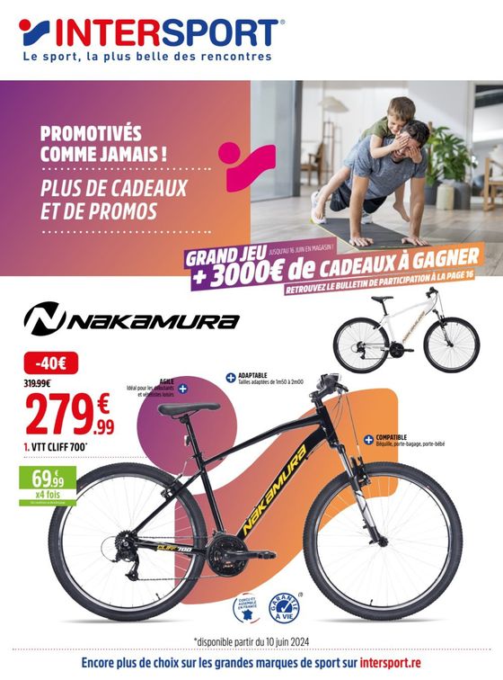 Catalogue Intersport à Neufchâteau | Promotivés comme jamais ! | 29/05/2024 - 10/06/2024