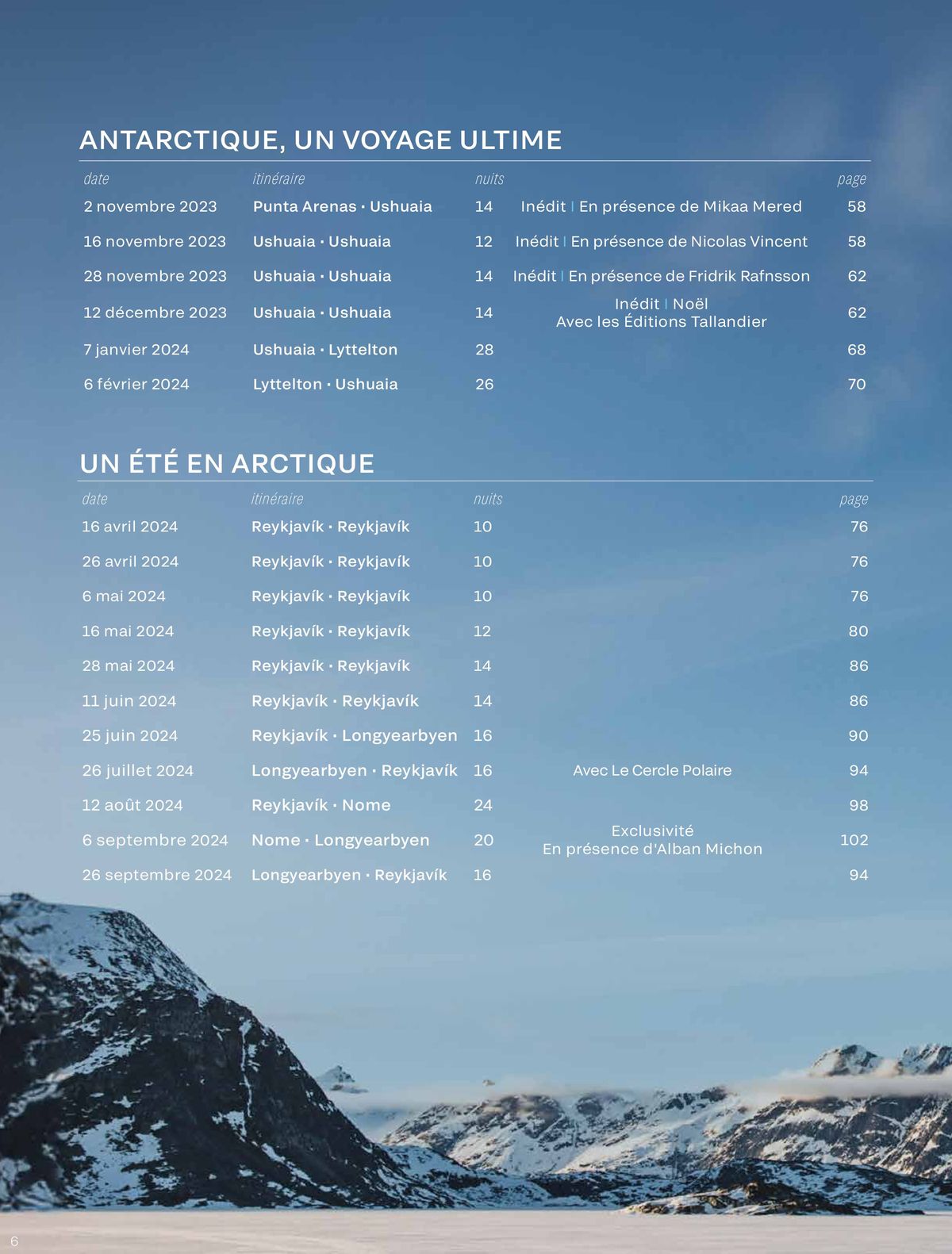 Catalogue Brochure Le Commandant Charcot 2023-2025, page 00006