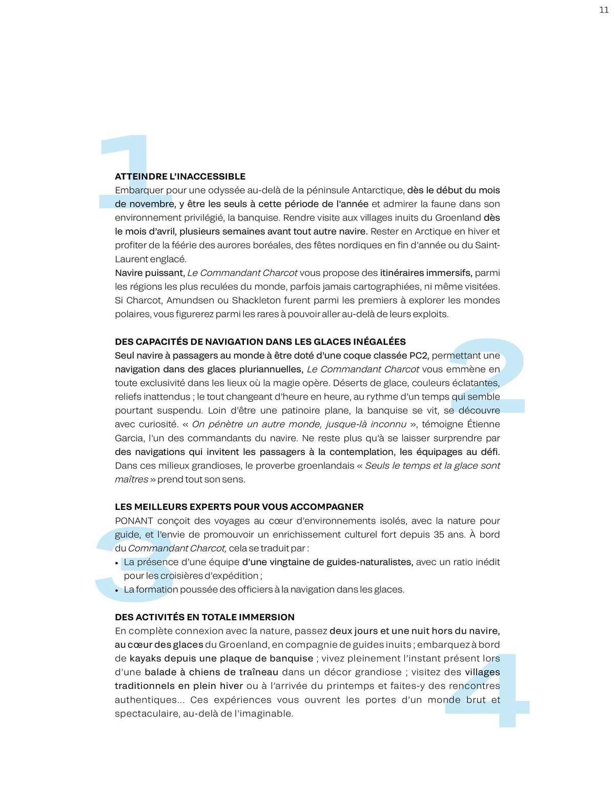 Catalogue Brochure Le Commandant Charcot 2023-2025, page 00011