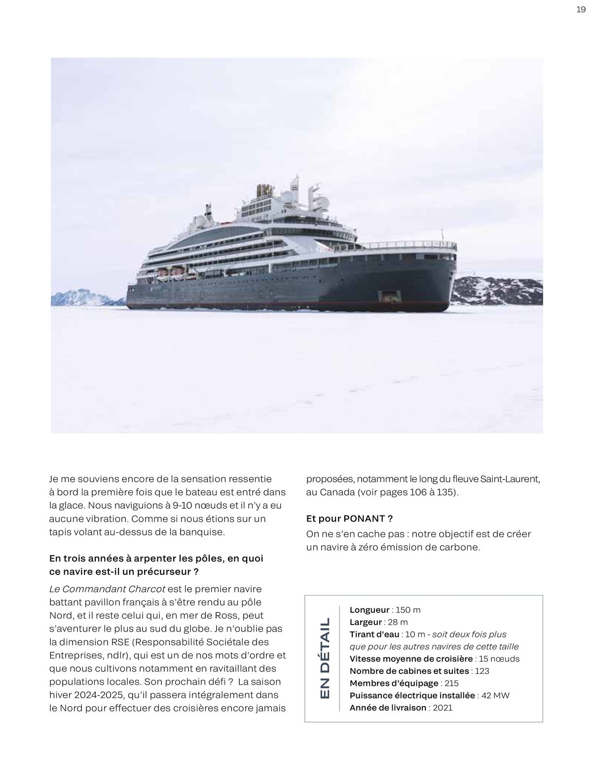 Catalogue Brochure Le Commandant Charcot 2023-2025, page 00019