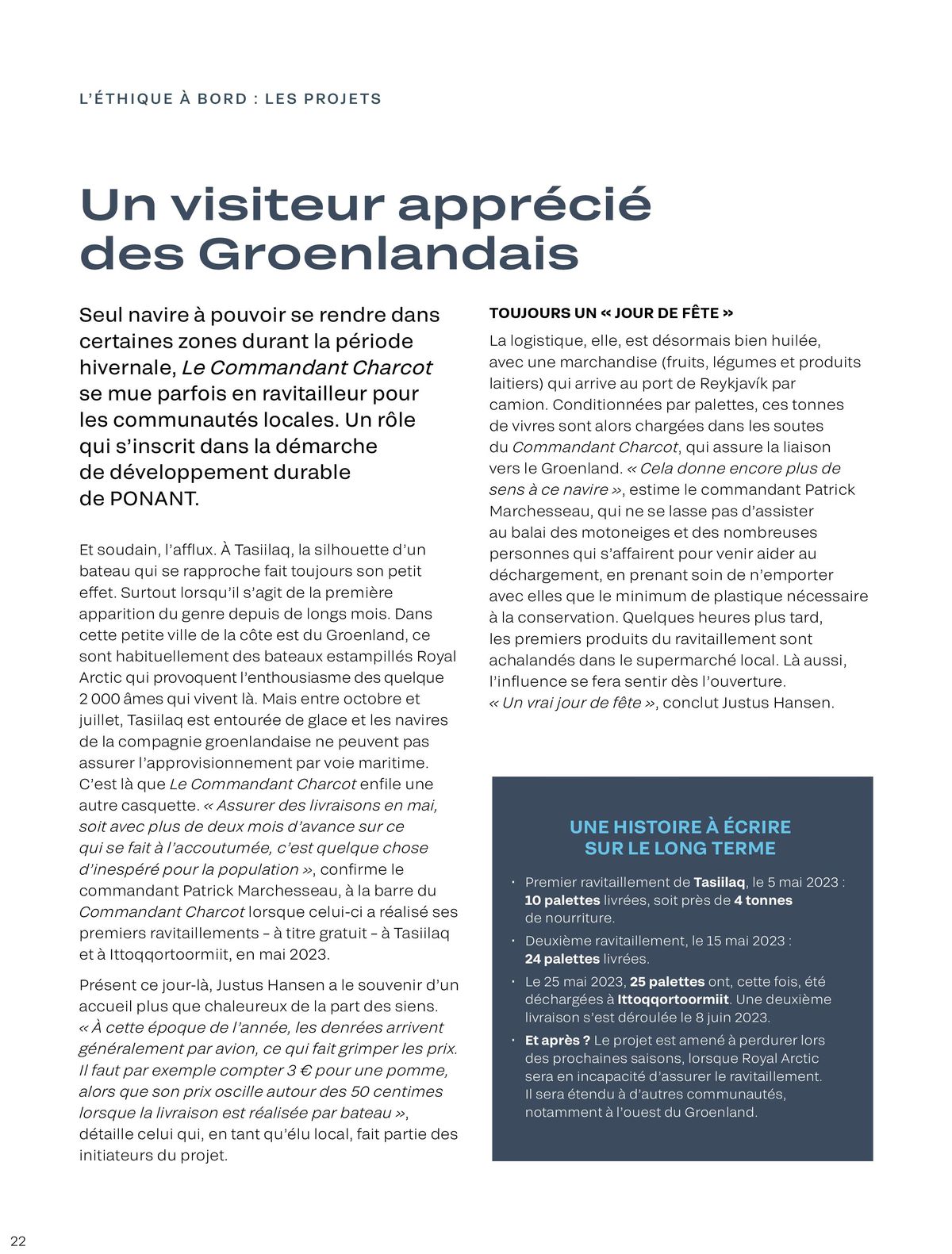Catalogue Brochure Le Commandant Charcot 2023-2025, page 00022
