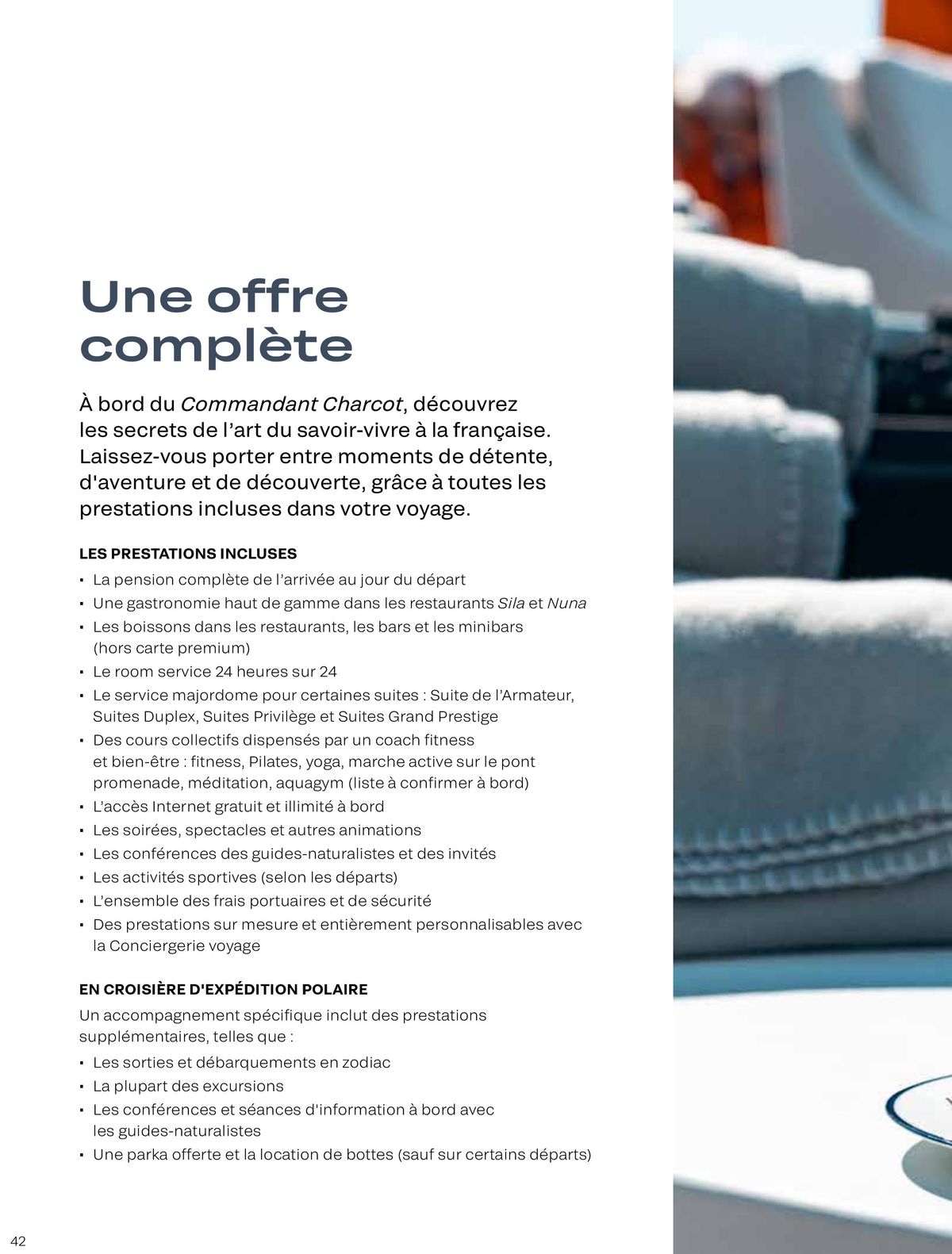 Catalogue Brochure Le Commandant Charcot 2023-2025, page 00042