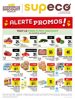 Promos de Discount Alimentaire à Valenciennes | Alerte promos ! sur Supeco | 30/05/2024 - 03/06/2024