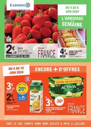 Catalogue E.Leclerc à Saint-Ségal | L’arrivage de la semaine | 04/06/2024 - 15/06/2024