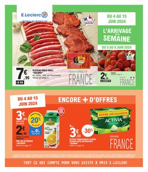 Catalogue E.Leclerc à Ramoulu | L’arrivage de la semaine | 04/06/2024 - 15/06/2024